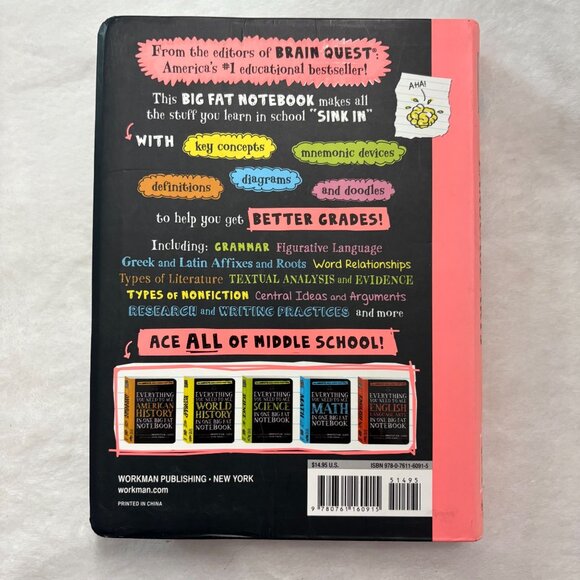 Everything You Need To Ace English Language Arts In One Big Fat Notebook - Picture 2 of 8